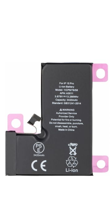 Acumulator iPhone 15 Pro / 15 Pro Max Garantie
