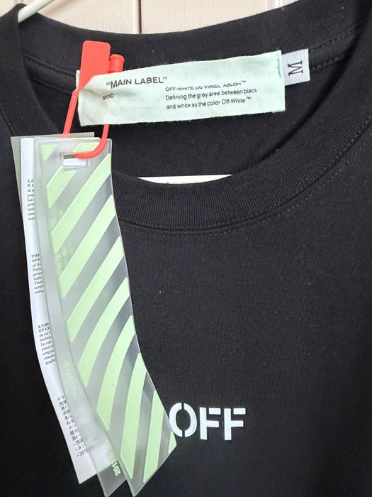 Tricou Off-White din 2013 , modelul ,, Seeing Things" de Virgil Abloh
