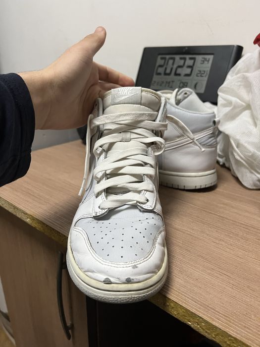 Vand nike dunk high alb 42