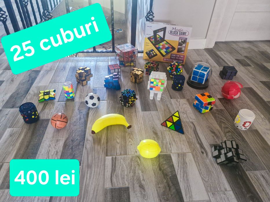 Cuburi rubice diferite modele