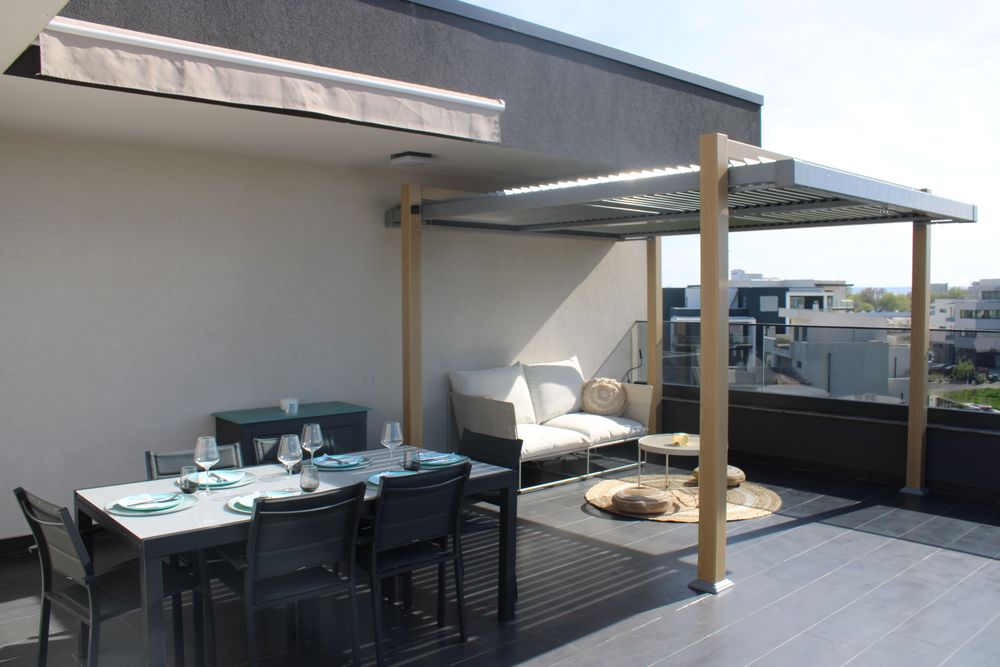 Apartament 2 camere cu terasă spațioasă pe termen lung