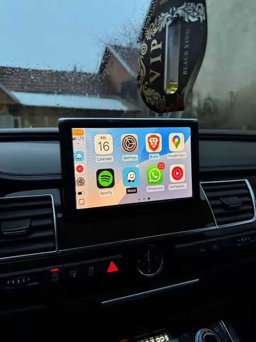 Гаранция! Висококачествен Carplay и Android Auto за Audi A8 D4 с 3G