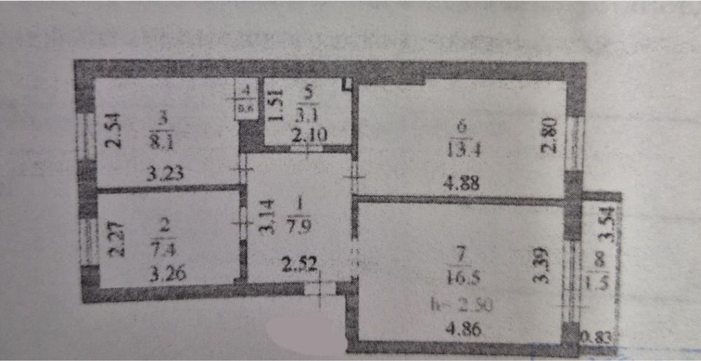 Продам 3 комн квартиру