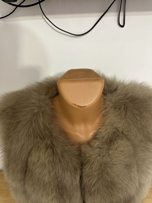 Ofertă!Vestă blană Vulpe naturală