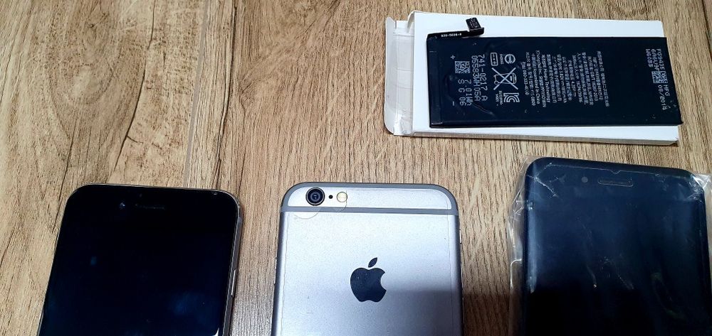2 iphone 6 Ecran nou, baterie nouă  (Citește descriere) totul este 150