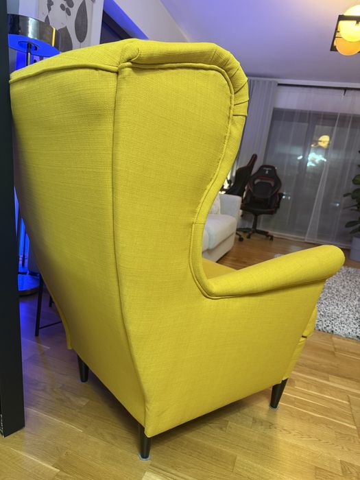 Fotoliu galben IKEA STRANDMON