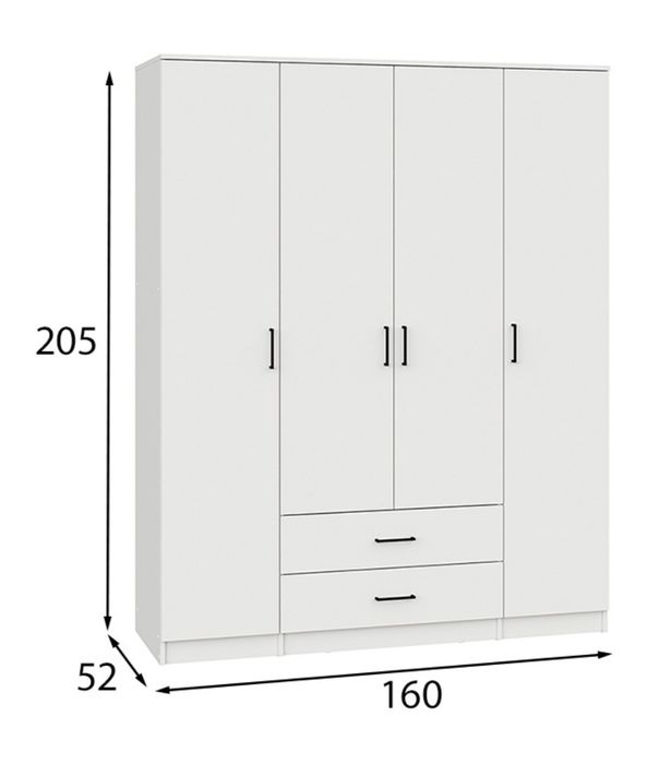Шкаф для одежды белый