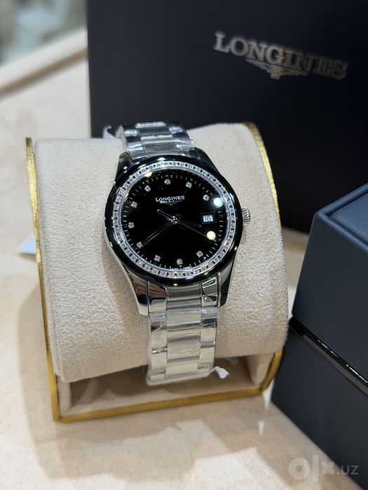 Швейцарская роскошь: Женские  Longines Conquest Classic с бриллиантами