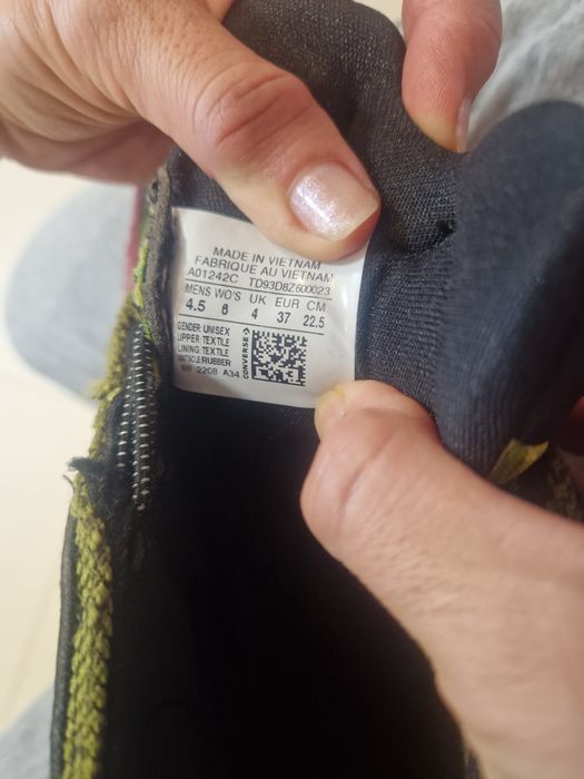 Adidasi Converse Air Zoom baieti marimea EUR 37, 22,5 CM