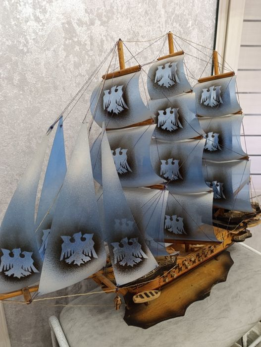 Корабль дерево ручная работа -14000