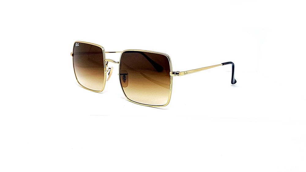 Ochelari de soare Ray Ban Square Maro si Verde RB1971