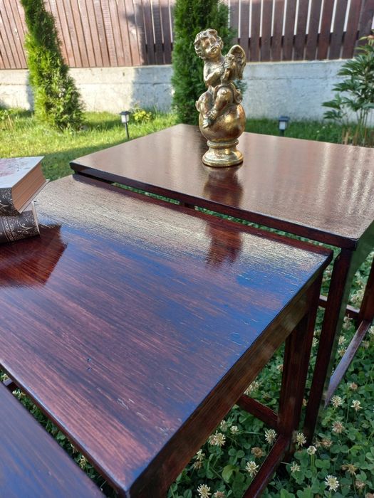 Set 3 măsuțe lemn, mobilă