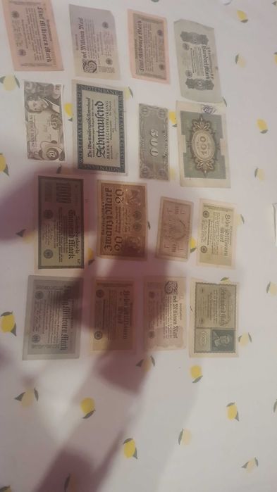Bancnote vechii din anul 1900