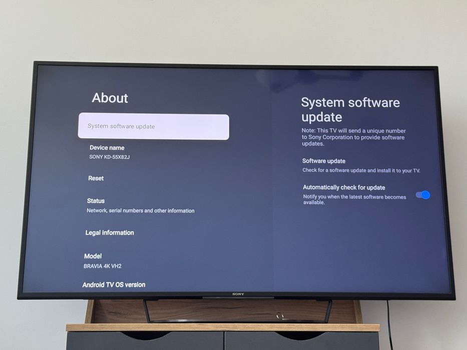Телевизор SONY BRAVIA 4K VH2 55 инча