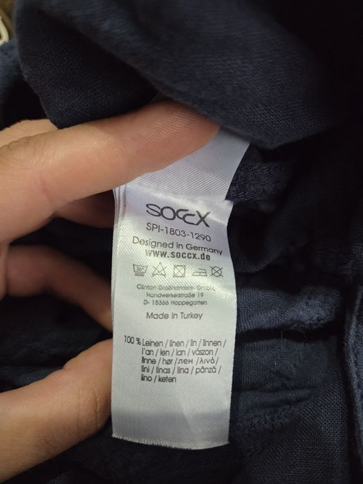 Pantaloni premium cargo damă SOCCX,marime S -100% in