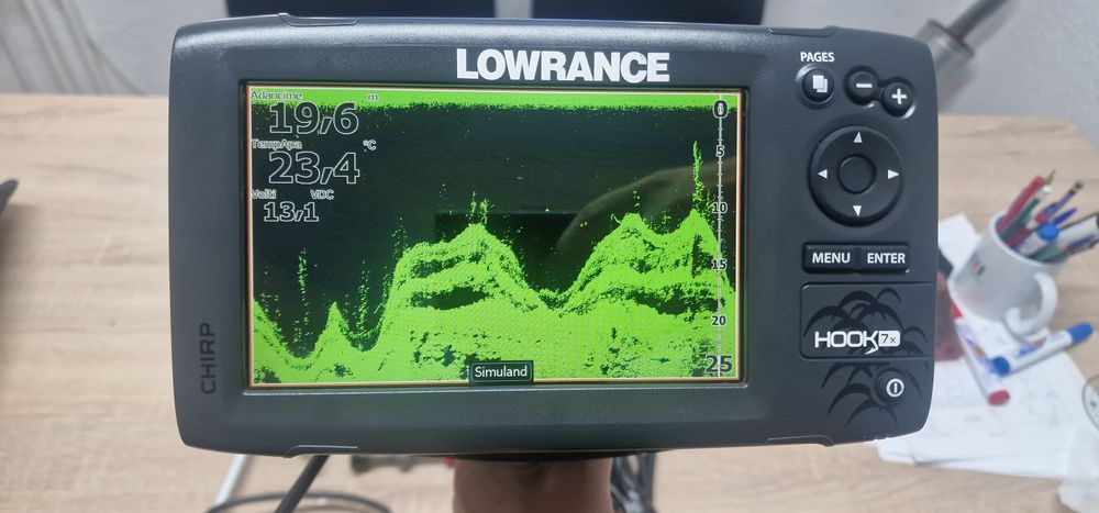 Sonar Lowrance Hook 7X pescuit fox