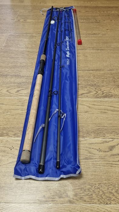Lanseta Feeder 3.90m SAIMINO,TFD-07 + Mulineta FL BLACK TENA 6000