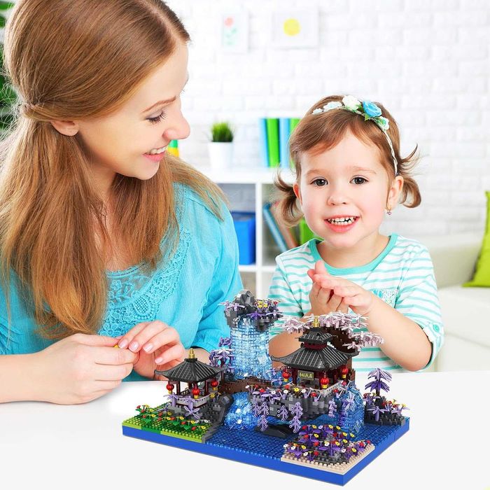 Комплект от 2400 части CAXIMSY Cherry Blossom Bonsai Tree с капак