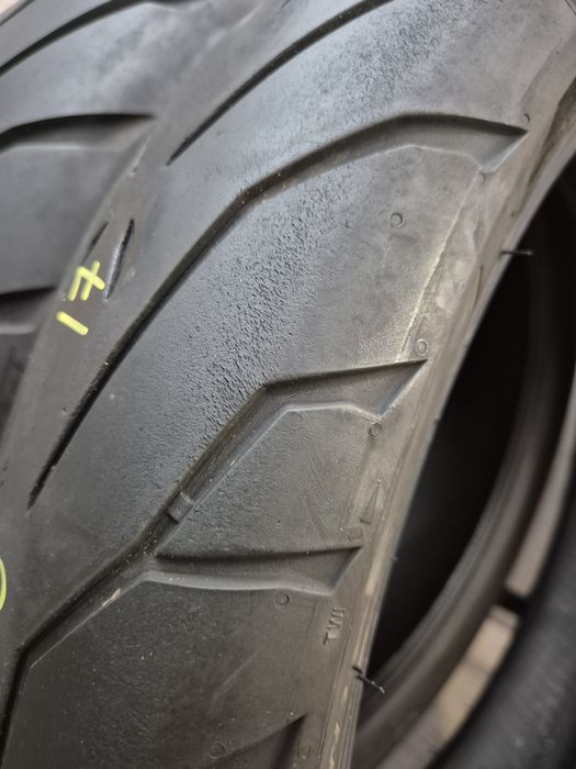 Set anvelope moto 120 70 17 cu 180 55 17 Pirelli angel gt