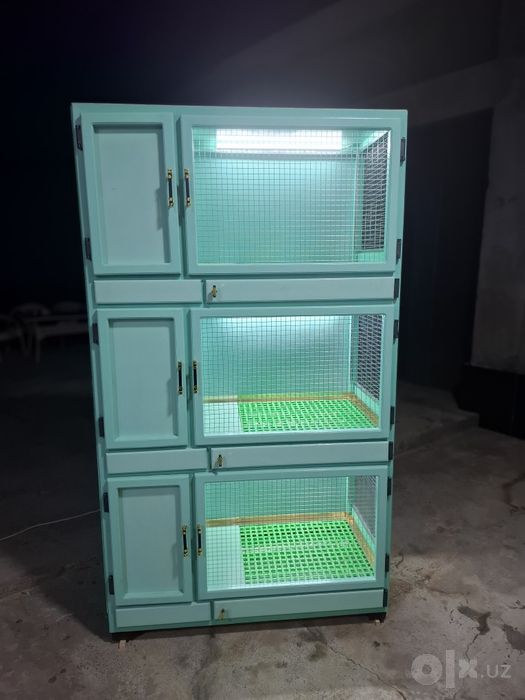 Quyonlar va qushlar ucun qafas