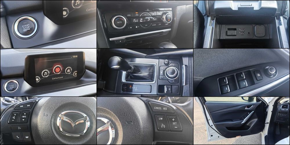 Mazda 6 FACELIFT, AUTOMAT * Euro6 * Senzori * Keyless, Alarma