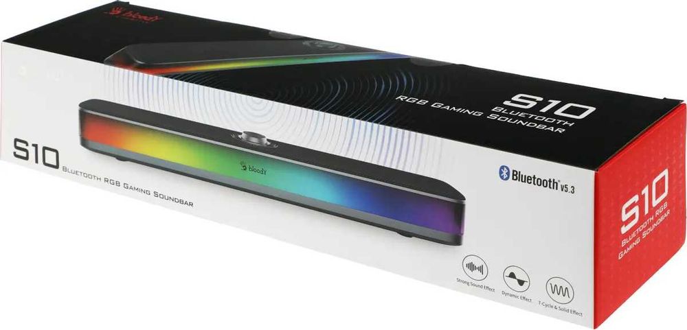 Bloody S10 Bluetooth RGB (BLACK / WHITE) Игровая колонка 1.4