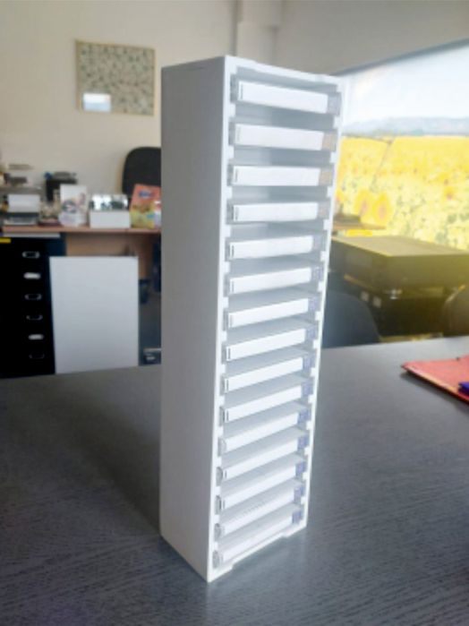 Suport casete audio.