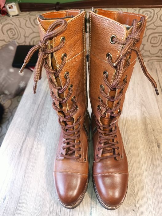 Дамски ботуши естествена кожа