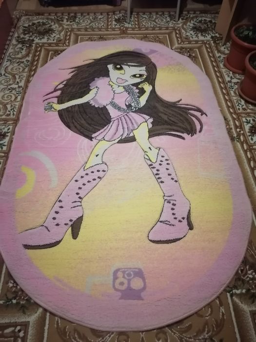 Covor cu prințesa pentru cameră fetițe