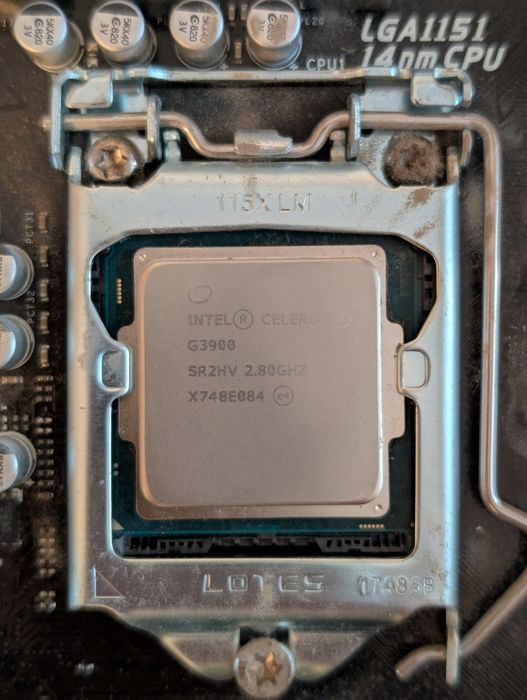 Kit placa de baza, procesor G3900, 4 GB RAM, cooler.