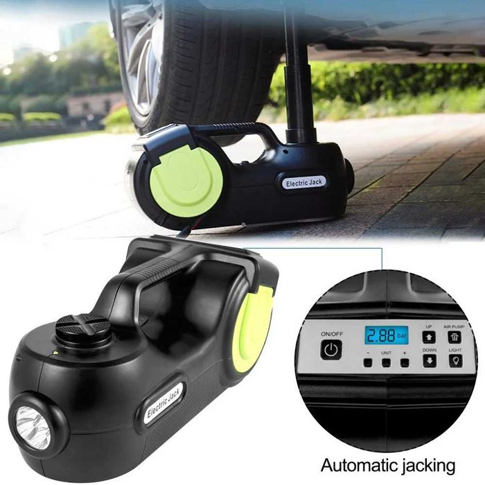 Електрически крик с капацитет 5 тона с ударен ключ и компресор