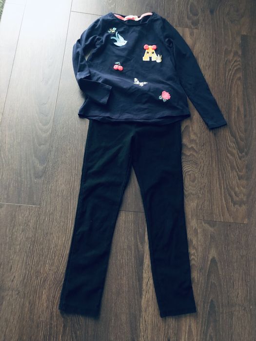 Set bluzita+pantaloni fetite /6-8 ani