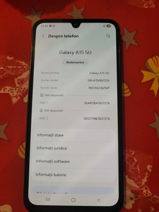 Samsung galaxy A 15 5G 128giga