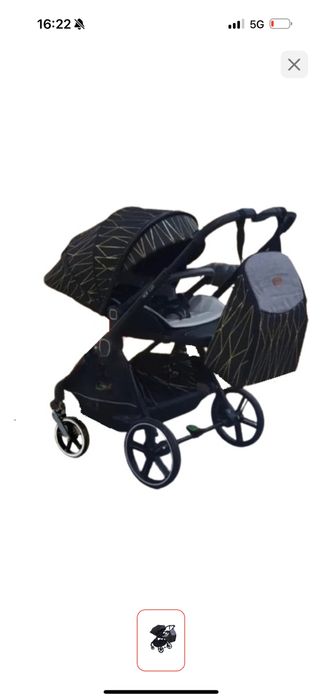 Коляска черный New Luxe