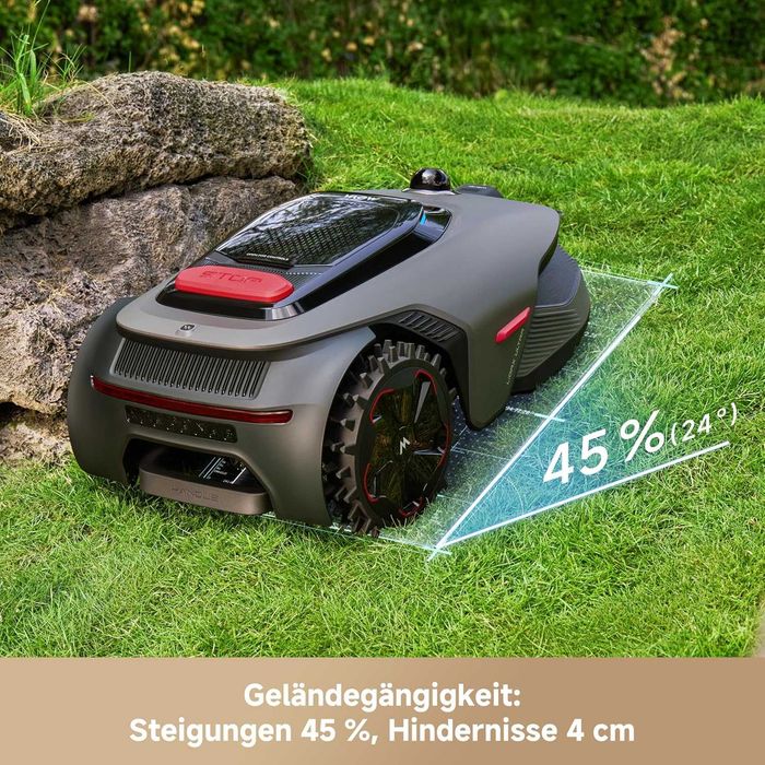 Нов Робот за Косене на Трева Mova LiDAX Ultra 1200 - 1200 м², 2 години Гаранция, 3D LiDAR, Без Периферен Кабел