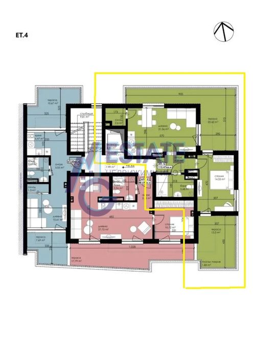 Продава се Двустаен апартамент в Созопол - 117 кв.м за 597 €/кв.м - Снимка #1