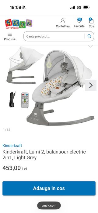 Balansoar electric bebe