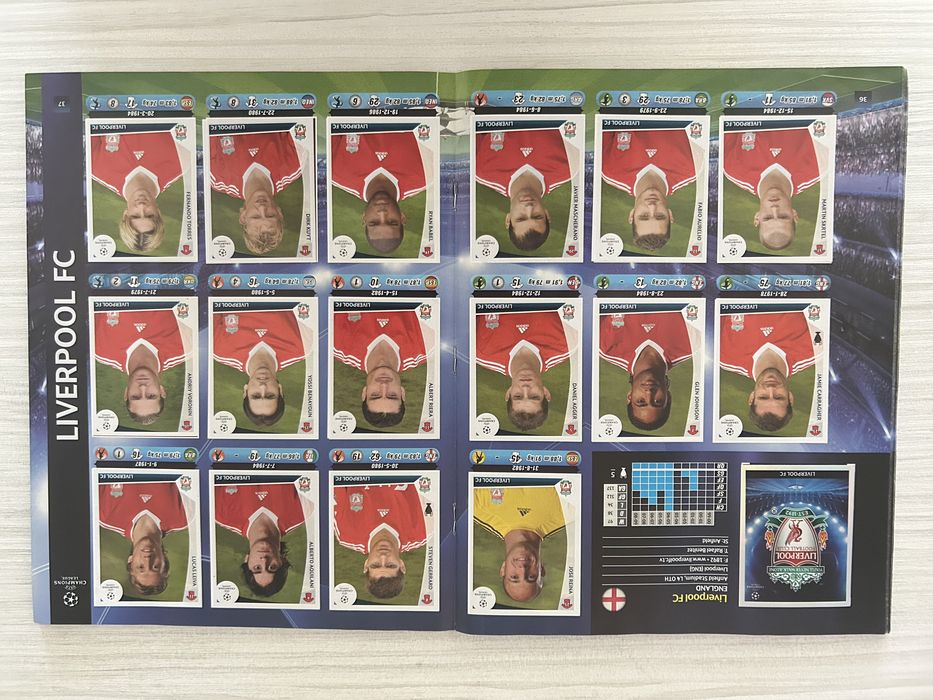 Panini Champions League 2009/2010 – напълно попълнен албум