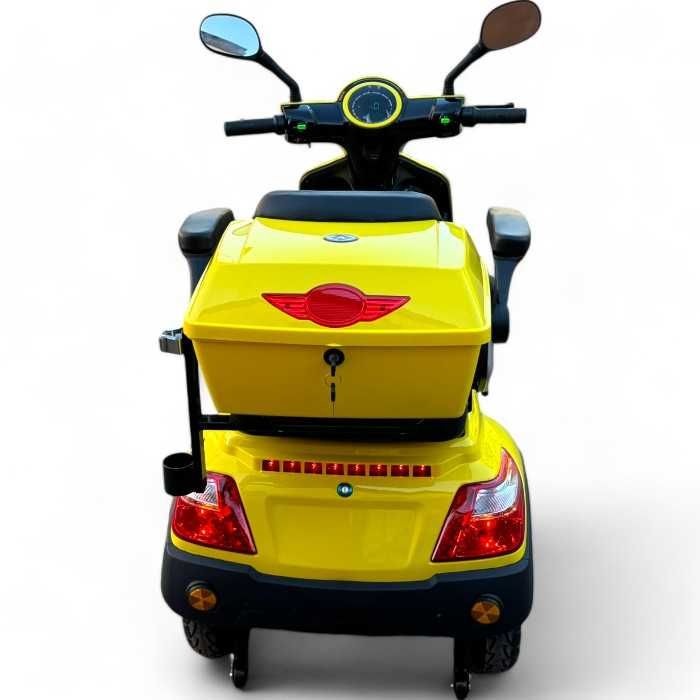 Електрическа триколка FM1 B1 LUX 2025 1500W 60v20ah, неоново жълто