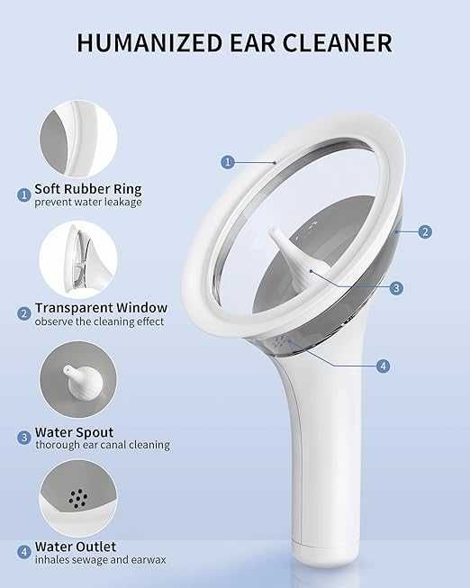 KAUGIC Електрическо средство за почистване на уши за възрастни и деца