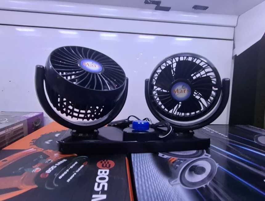 Автомобильный вентилятор 360° (12V / 24V)