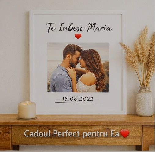 Tablou personalizat-print pe hârtie în rama simpla