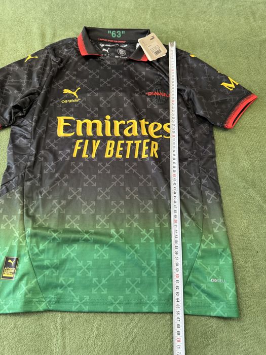Tricou Ac Milan x Off White x Puma S nou new