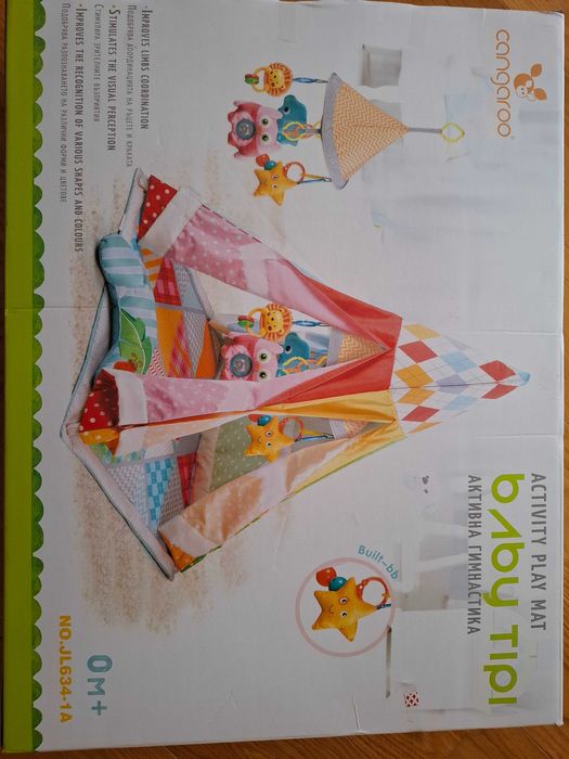 Активна гимнастика Cangaroo BabyTipi с форма на палатка