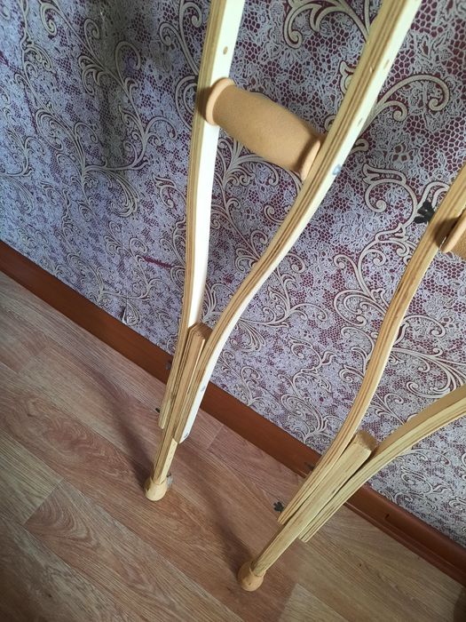 Костыли подмышечные регулируемые (пара)