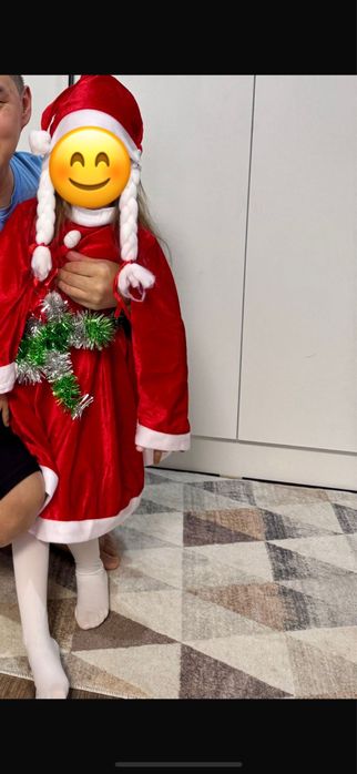 Костюм санты на девочку