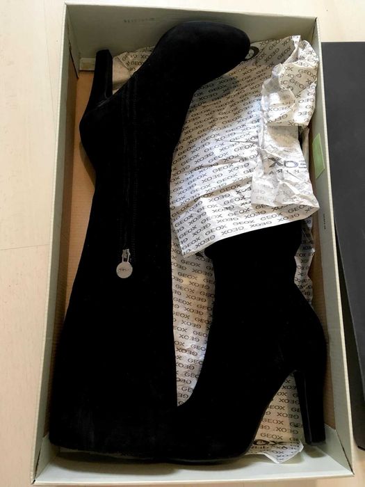 Cizme GEOX din piele de capră, măsura 39.5- 40