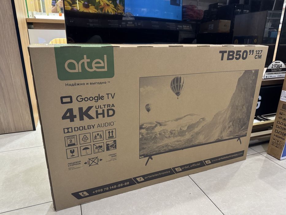 Artel 50 talik smart 4K golosovoy upravleinya
