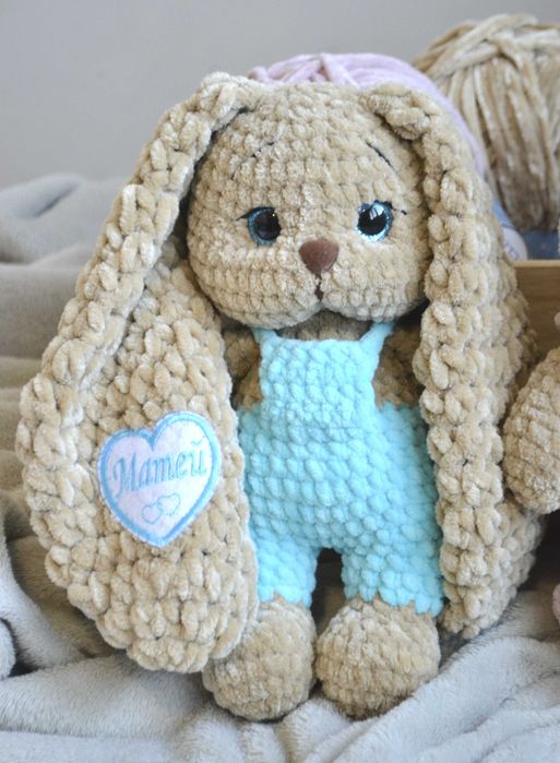 Плетени зайчета Плетени играчки