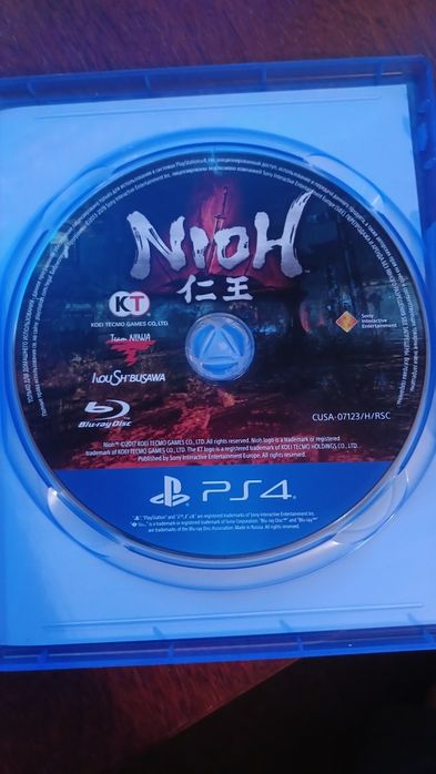 Nioh ps4  5000тг